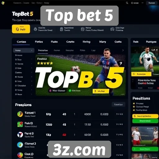 Review sobre a interface do usuário do Top bet 5